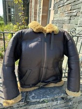Irvin Aviation Leathercraft RAF Sheepskin Leather Heavyweight Flying Jacket 44L