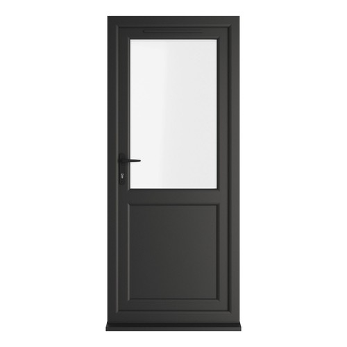 Upvc single door bespoke clear - upvc,