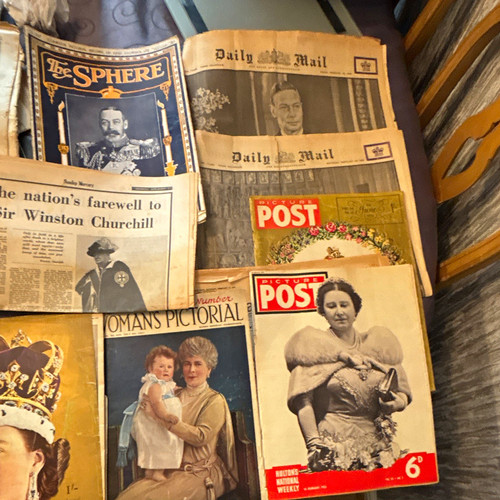 Vintage british newspapers - british,