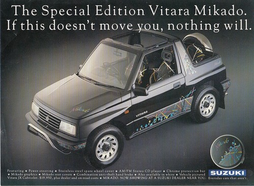 1993 suzuki vitara mikado - suzuki,