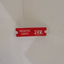 Land Rover Military Series, Defender, 101 24v Negative Earth Plate. part 598702