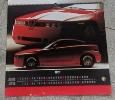 Alfa Romeo 1992 Italian Dealer Calendar - Large 57cm x 61cm