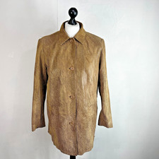 Beth Terrell Long Leather Coat