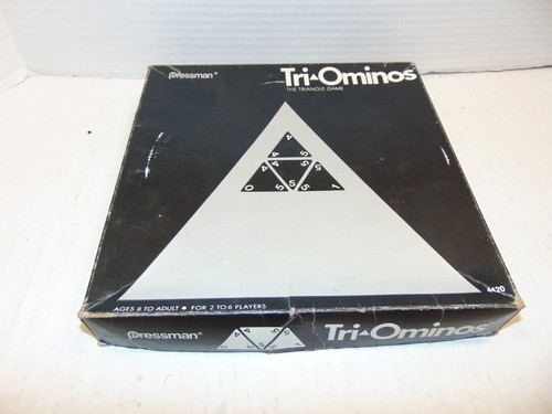 Vintage 1968 tri ominos - tri-ominos, the