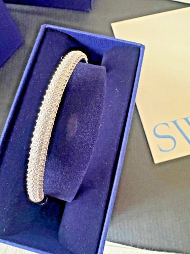 Swarovski crystal stone bangle - stone,