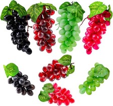 8 Bunches Artificial Grapes
