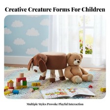 fuzzy cover creature Ottoman