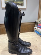 Petrie Black Leather Long