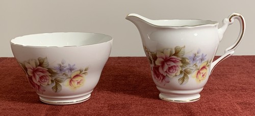 Regency bone china - floral, milk