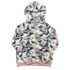 Secret Treasures Multicoloured Fleece Jumper Crazy Sherpa Womens Large