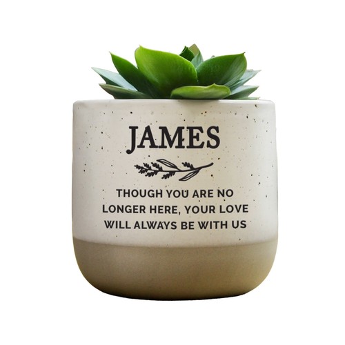 Plant pot memorial flecked - memorial,