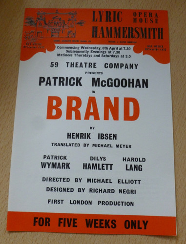 Patrick mcgoohan brand - patrick, first