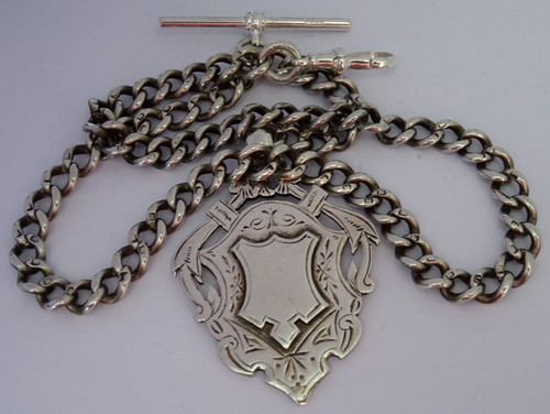 Antique solid silver pocket