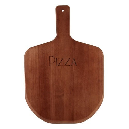 Acacia brown pizza paddle - pizza,