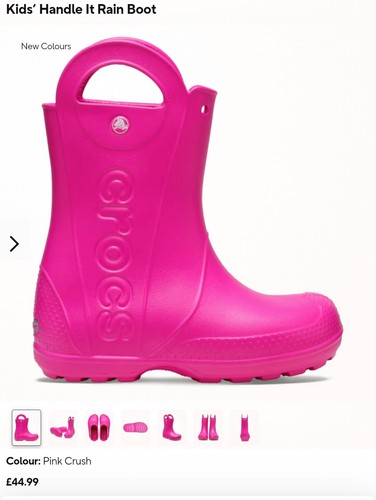 Crocs girls handle rain - crocs,