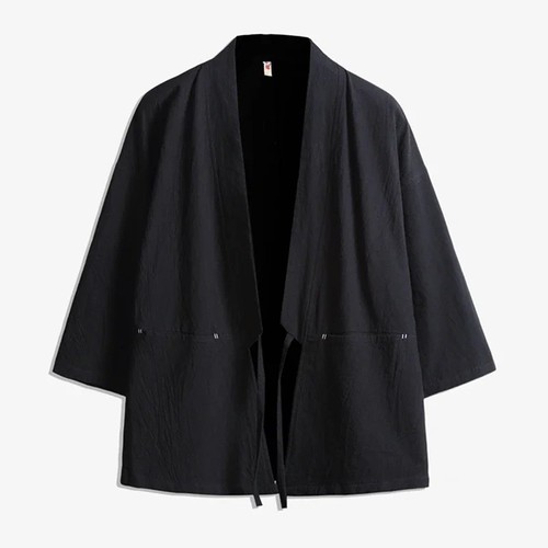 Men cotton kimono cardigan - cotton,