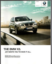 BMW X3 F25 2012-2013 UK Market