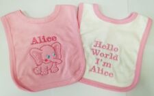 Personalised set of 2 bibs