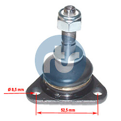 Ball joint rts 06226 front - joint,