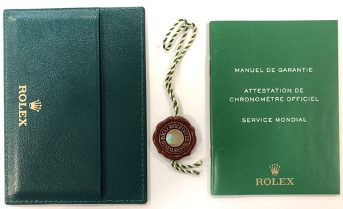 Rolex 2013 2015 card - c.2013-2015, holder