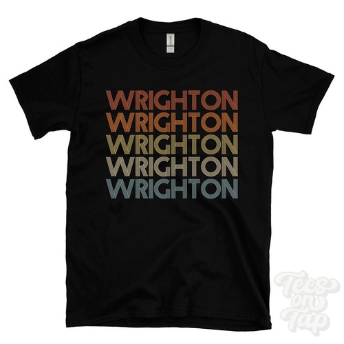 Wrighton repeated retro style - wrighton,