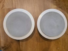 Pair of Flush Wall Or Ceiling Sonance Symphony S623TR White Speakers 