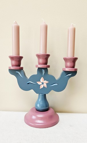 Wooden candelabra from sweden - from,