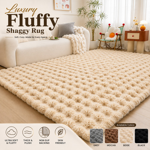 Luxury fluffy shaggy rug soft - fluffy,