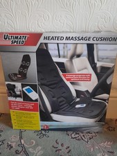 Heated massage chair cushion