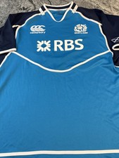 Scotland Rugby Canterbury 2012/13 Blue Training Shirt. Mens Size 3XL