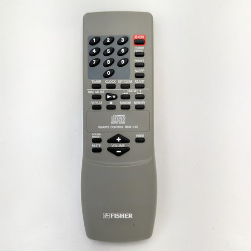Fisher rem c10 remote control - fisher,