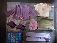 American Girl Go anywhere outfit and boxed accessories, complete, vintage