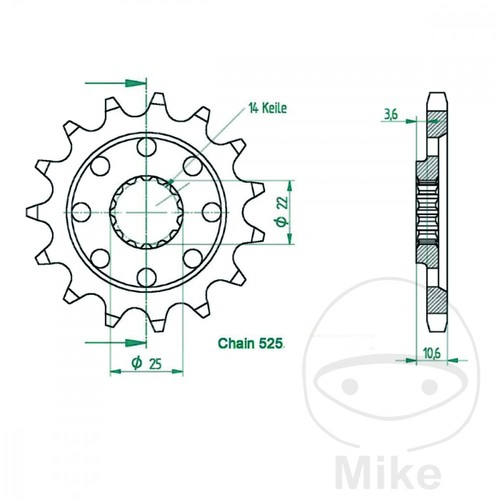 Esjot transmission sprocket - transmission,