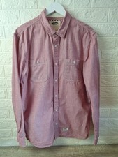 Vans off the Wall Long Sleeve Collared Lightweight 100% Cotton Shirt Size Large 