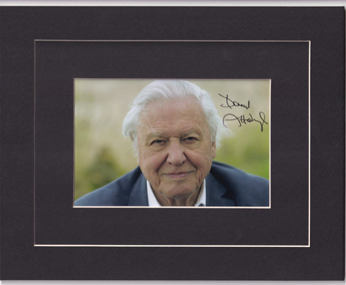 Sir david attenborough signed - david,