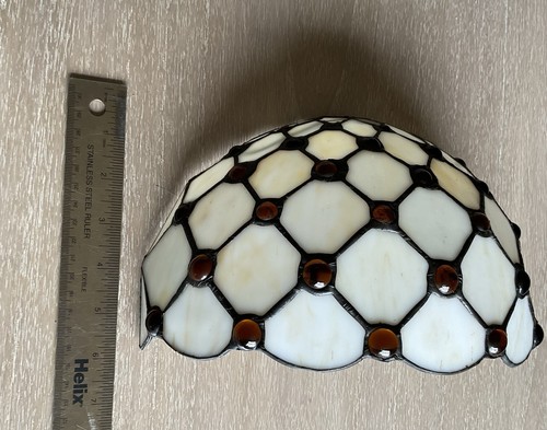 Tiffany style wall uplighter - wall,