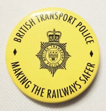Train Railway Collectible Pin Badge BTP British Transport Police
