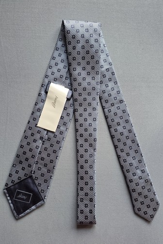 New silk tie brioni - tie, italian
