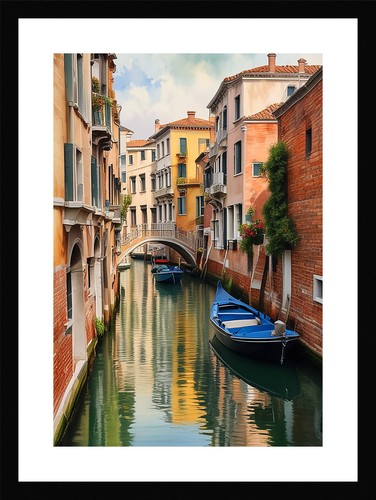 Intimate venice canals framed - intimate,