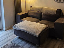 Sloane Luxury Grey Plush 3+2