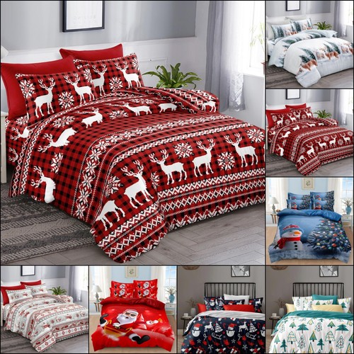 Christmas santa duvet cover - santa,