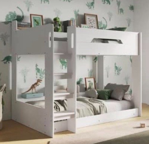 Bunk bed sale white - -,