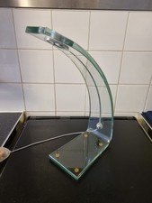 Contemporary Modern Arched Glass Table / Desk Lamp