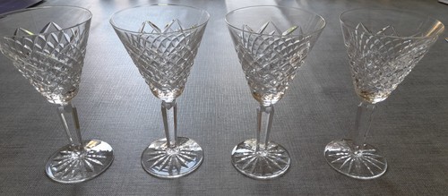 Four waterford crystal wine - crystal,