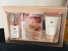 Crown Perfume Set 100ml Body Mist 20ml Perfume 100ml Perfume 100ml Body Balm