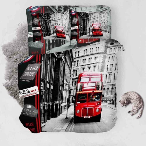 Double decker bus - double, 3d