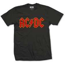 Official AC/DC Red Logo Black