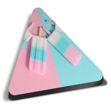 Triangle MDF Magnets - Ice