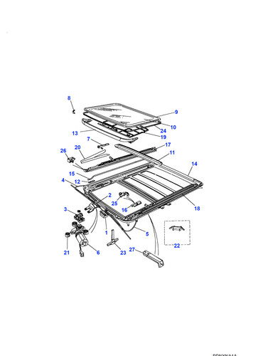 Land rover sunroof - land,