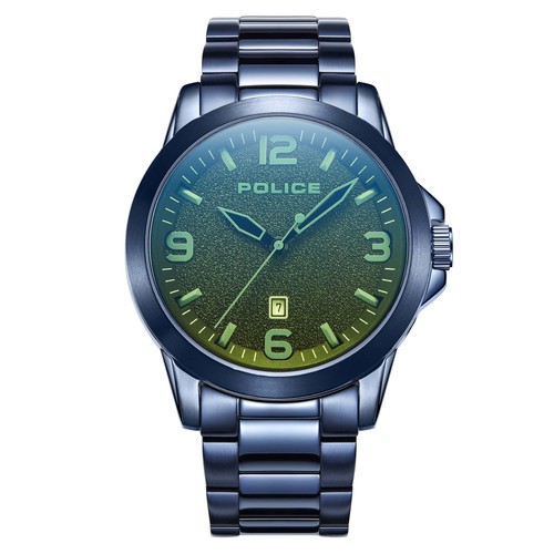 Police cliff blue matt watch - police,